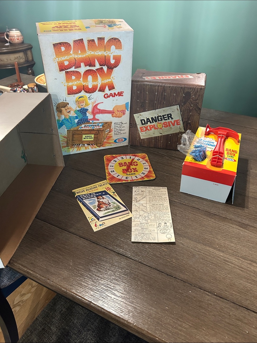 Vintage 1969 Ideal Bang Box Game very good condition original condition retro